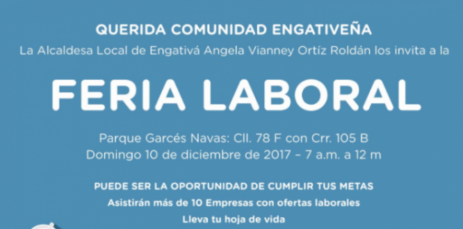 Feria laboral, mas de 20 empresas convocadas 
