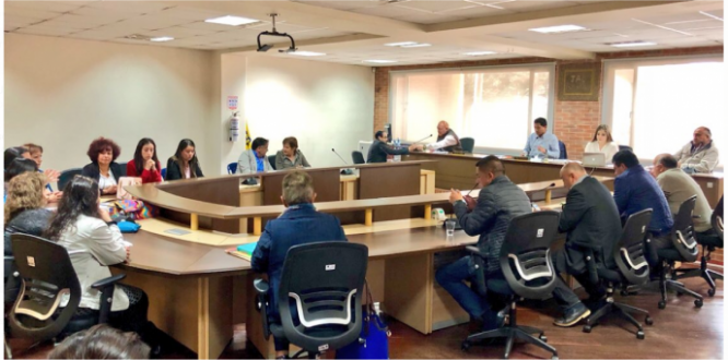 foto consejo local de bienestar Animal en la Jal de la Alcaldía Local de Engativá 