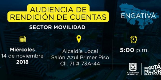 Audiencia de rendición de cuentas