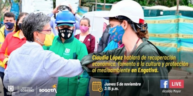 Alcaldesa mayor visita la localidad de Engativá